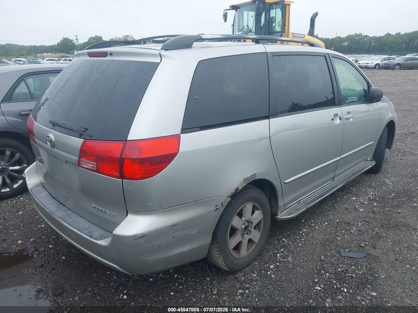 2004 TOYOTA SIENNA VAN 3.3L V-6 DOHC, VVT, 230HP