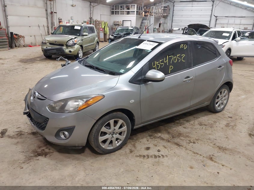 Vin: jm1de1ly9d0155968, lot: 46045321, mazda mazda2 touring 20132