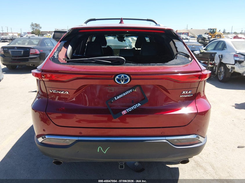 2021 Toyota Venza Xle VIN: JTEAAAAH6MJ034855 Lot: 45547054