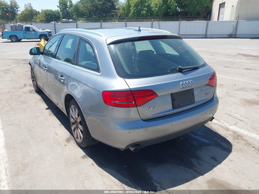2009 AUDI A4 auction photo 3