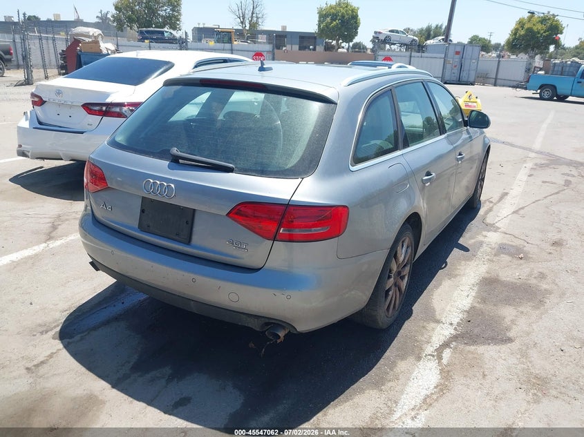 2009 AUDI A4 auction photo 4