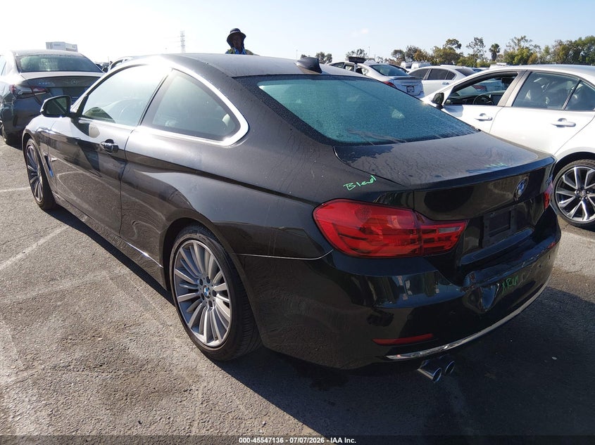 Vin: wba3n7c54ef718635, lot: 46045405, bmw 428i 20143