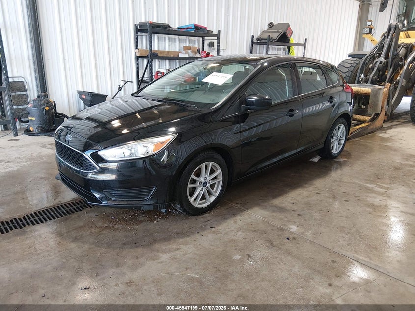 Vin: 1fadp3k20jl230379, lot: 46045468, ford focus se 20182