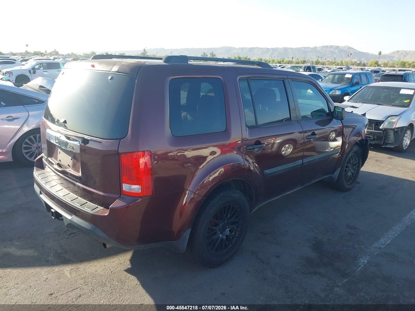 2012 HONDA PILOT auction photo 4