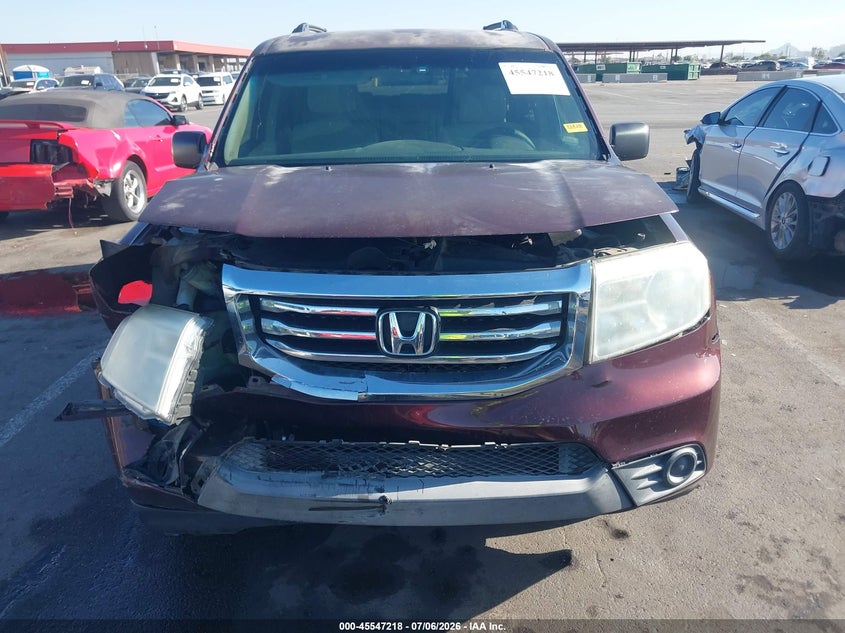 2012 HONDA PILOT auction photo 6