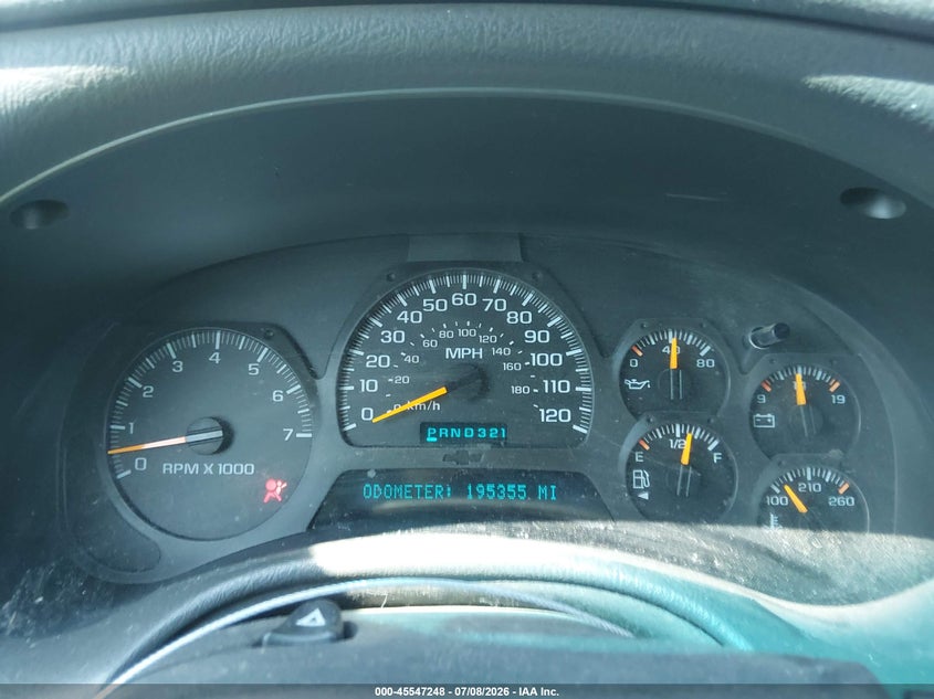 2003 Chevrolet Trailblazer Ltz VIN: 1GNDT13S832343702 Lot: 45547248