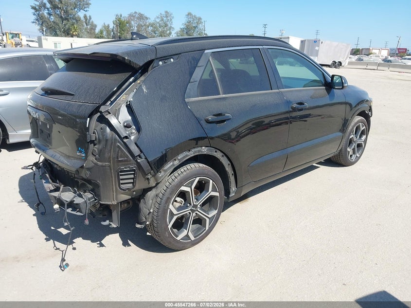 Vin: kndcr3le9p5035158, lot: 46045535, kia niro ex touring 20234