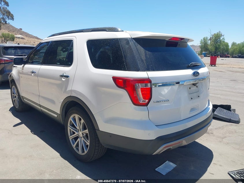 Vin: 1fm5k7fh1hge38949, lot: 46045539, ford explorer limited 20173