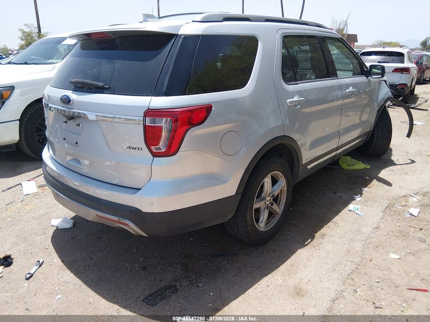 Vin: 1fm5k8d81hgc05517, lot: 46045559, ford explorer xlt 20174
