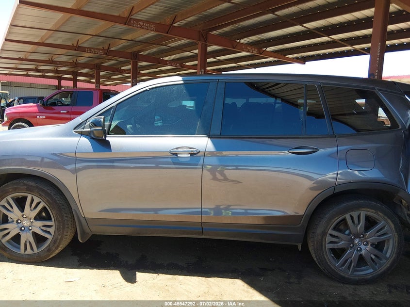 2021 Honda Passport 2Wd Ex-L VIN: 5FNYF7H56MB000666 Lot: 45547292