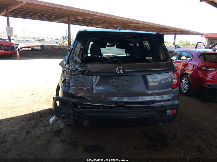 2021 Honda Passport 2Wd Ex-L VIN: 5FNYF7H56MB000666 Lot: 45547292