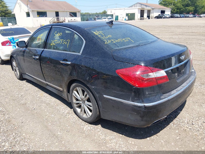 2012 HYUNDAI GENESIS auction photo 3