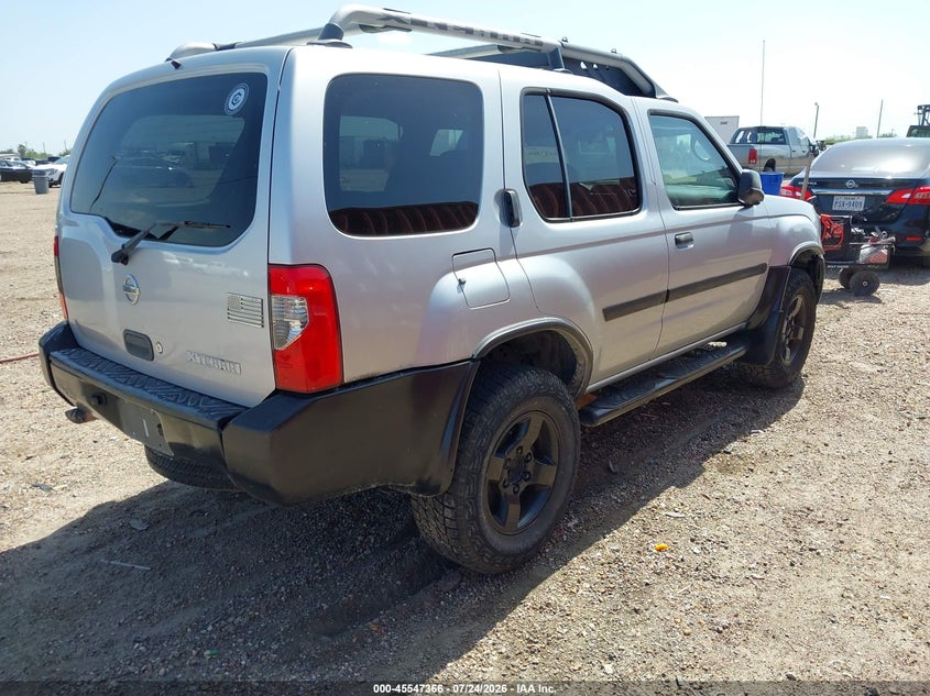 2004 NISSAN XTERRA SPORT UTILITY VEHICLE 3.3L V-6 180HP