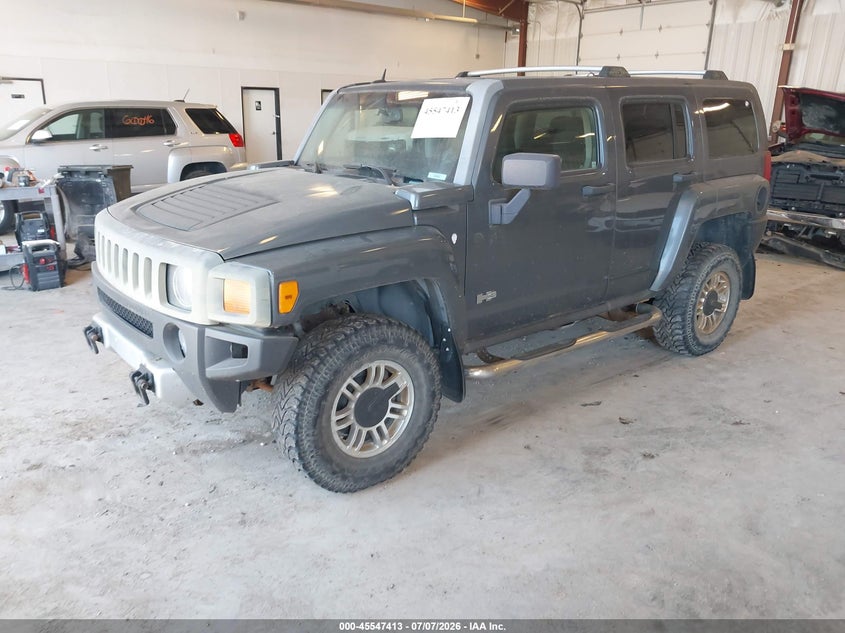 2008 Hummer H3, Обычный износ, IAAI, VIN 5GTEN13E088170174 — фото 2