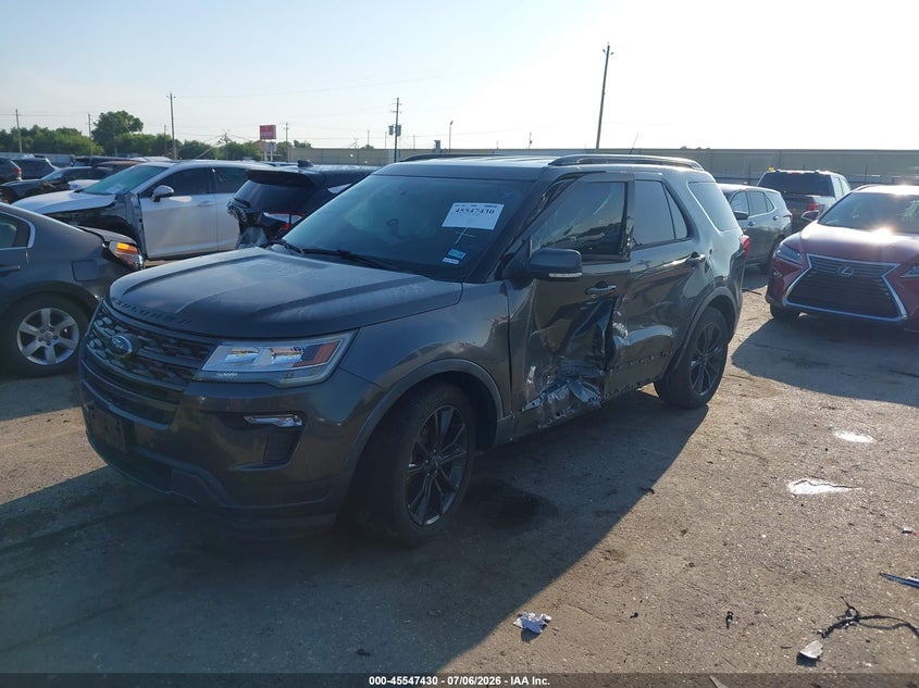 Vin: 1fm5k7d84jgc69101, lot: 46045699, ford explorer xlt 20182