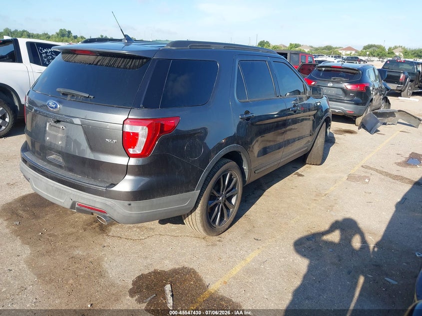 Vin: 1fm5k7d84jgc69101, lot: 46045699, ford explorer xlt 20184