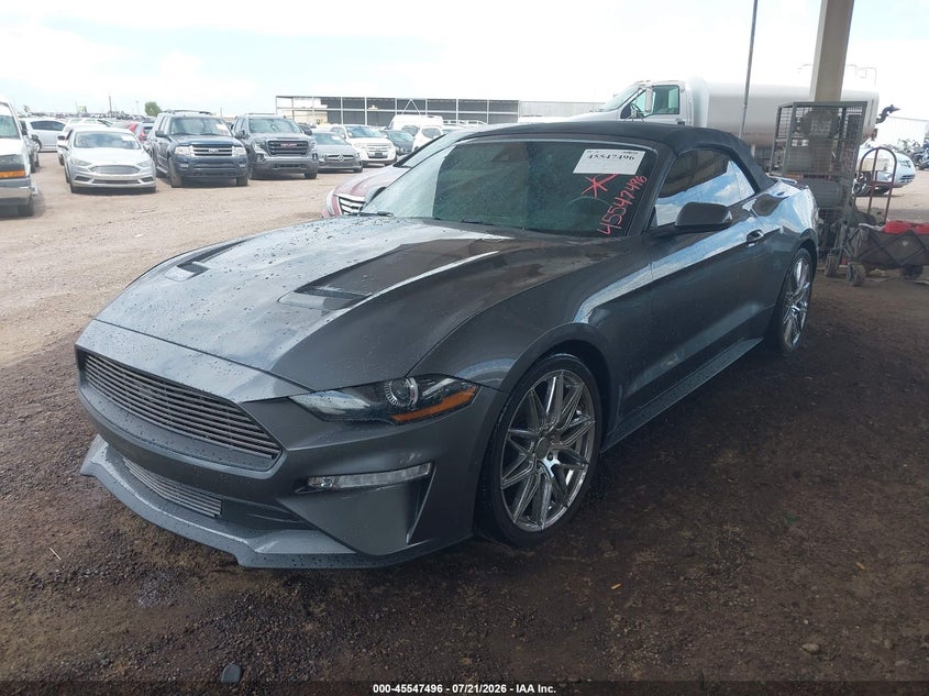 Vin: 1fatp8uh4n5107091, lot: 46045807, ford mustang ecoboost premium 20222