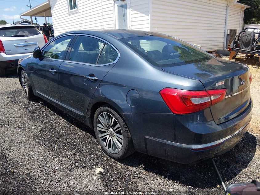 Vin: knaln4d70f5168629, lot: 46045841, kia cadenza premium 20153