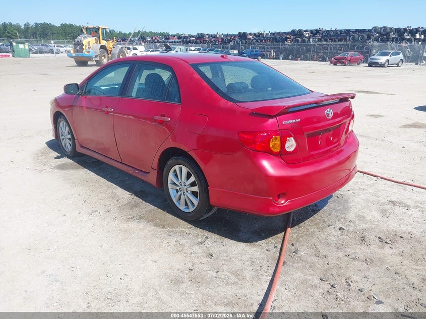 Vin: 2t1bu4ee9ac481415, lot: 46045864, toyota corolla s 20103