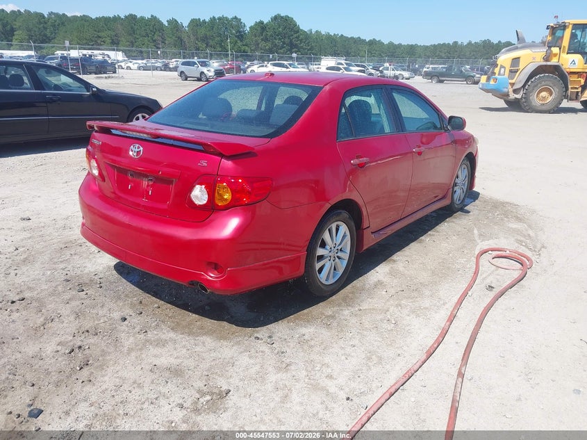 Vin: 2t1bu4ee9ac481415, lot: 46045864, toyota corolla s 20104