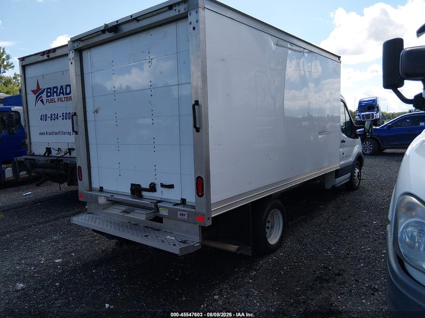 Vin: 1fdbf8zm0kka89809, lot: 46045913, ford transit-350 cab 20194