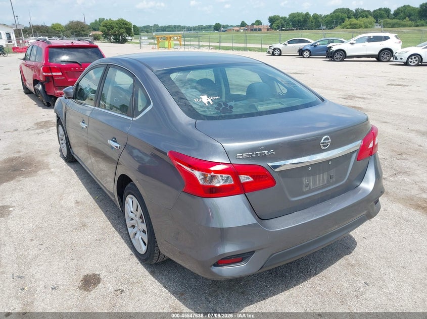 VIN 3N1AB7APXKY354039 2019 NISSAN SENTRA S