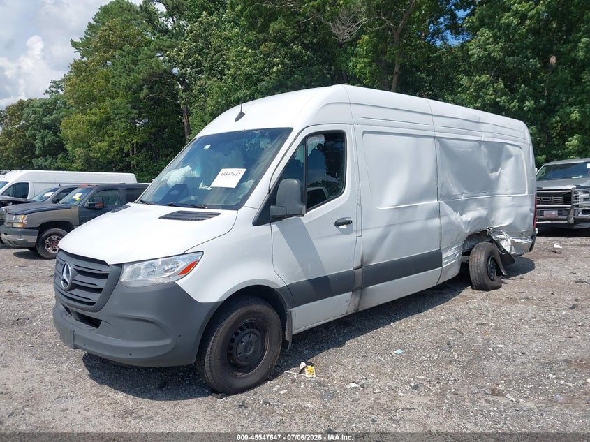 2025 Mercedes-Benz Sprinter 2500 High Roof 4-Cyl Diesel Ho VIN: W1Y4NDHY5ST195210 Lot: 45547647