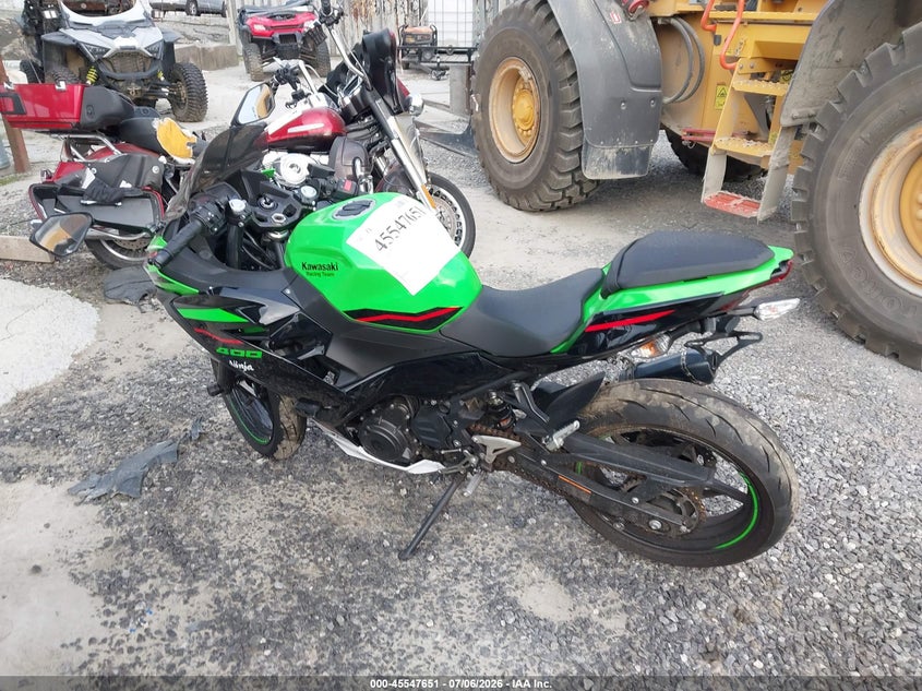 2022 Kawasaki Ex400 VIN: JKAEXKG11NDAG4620 Lot: 45547651