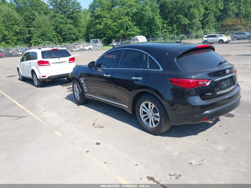 Vin: jn8cs1mw1hm414828, lot: 46045963, infiniti qx70 20173