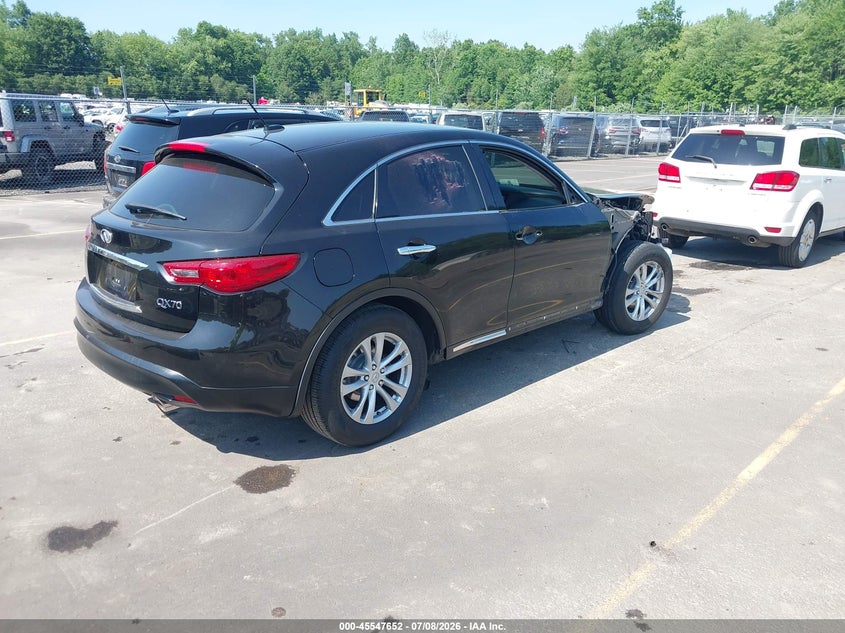 Vin: jn8cs1mw1hm414828, lot: 46045963, infiniti qx70 20174
