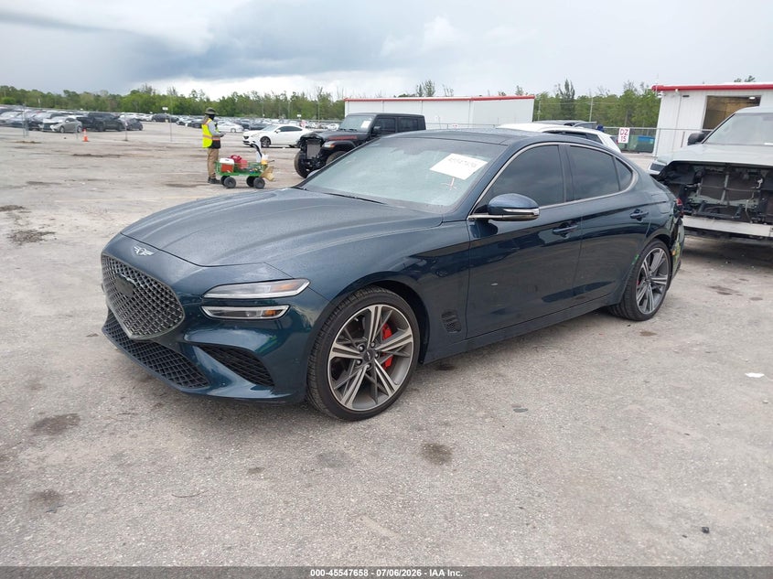 Vin: kmtg34sc7ru137951, lot: 46045969, genesis g70 2.5t rwd 20242