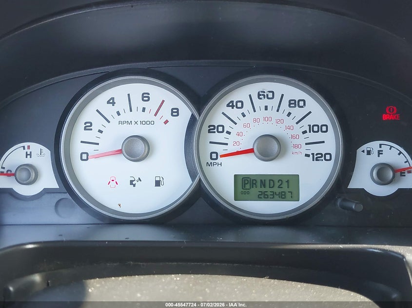 2005 FORD ESCAPE SPORT UTILITY VEHICLE 2.3L I-4 DOHC, 153HP