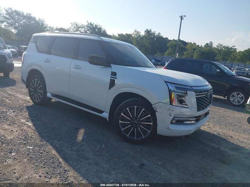 Vin: jn8ay3cc3s9200717, lot: 46046037, nissan armada platinum reserve 4wd 2025 img_1