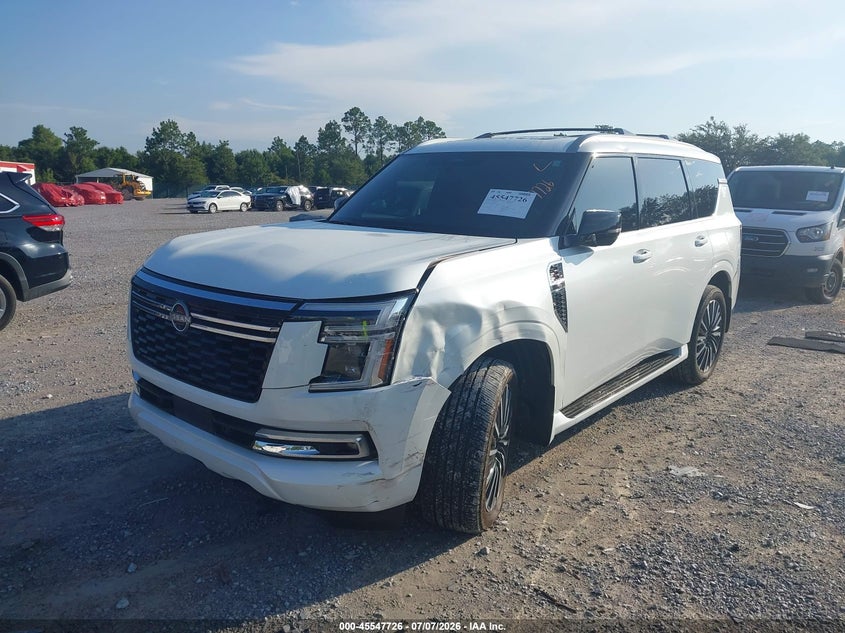 Vin: jn8ay3cc3s9200717, lot: 46046037, nissan armada platinum reserve 4wd 20252
