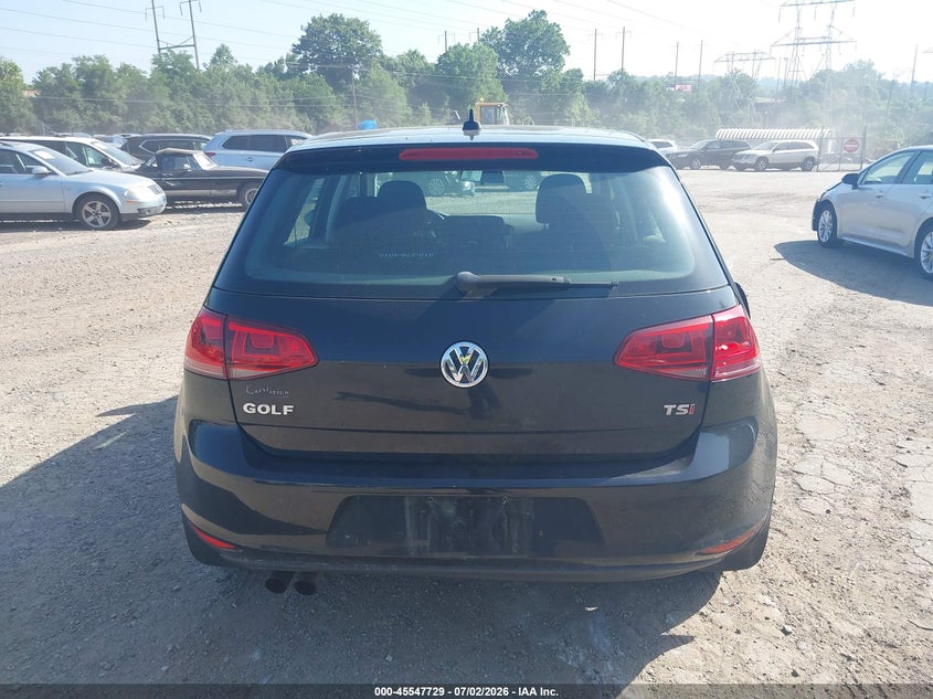 2017 Volkswagen Golf Tsi S 4-Door/Tsi Se 4-Door/Tsi Sel 4-Door/Tsi Wolfsburg Edition 4-Door VIN: 3VW217AU3HM023195 Lot: 45547729