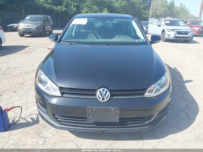 2017 Volkswagen Golf Tsi S 4-Door/Tsi Se 4-Door/Tsi Sel 4-Door/Tsi Wolfsburg Edition 4-Door VIN: 3VW217AU3HM023195 Lot: 45547729