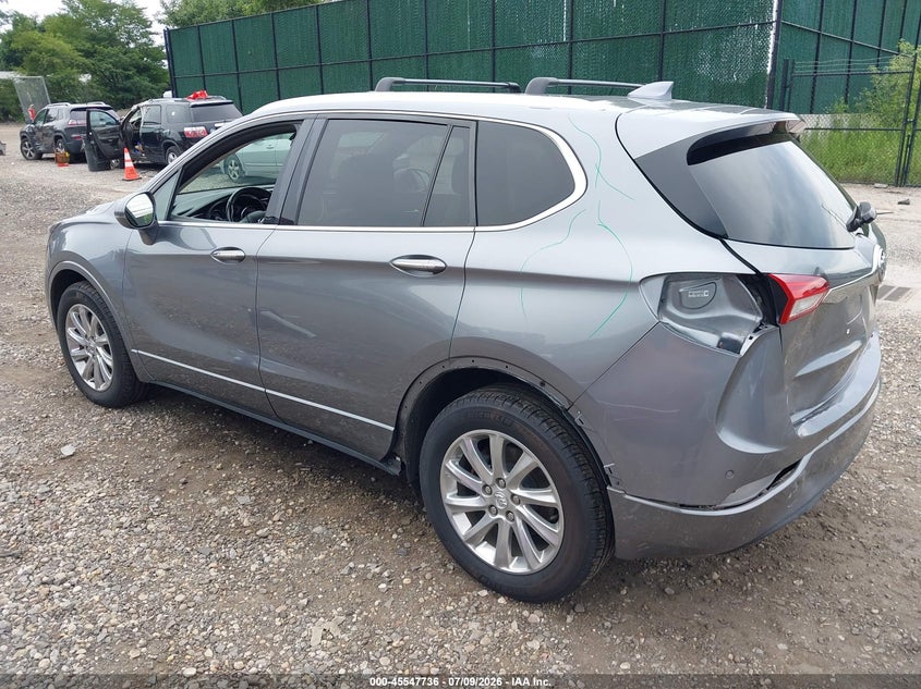 Vin: lrbfx2sa7ld109624, lot: 46046047, buick envision awd essence 20203