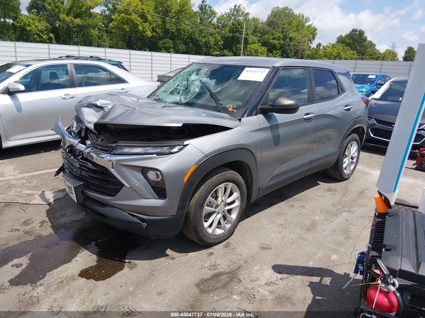 2024 Chevrolet TrailBlazer, Front End, IAAI, VIN KL79MMS20RB125094 — photo 2