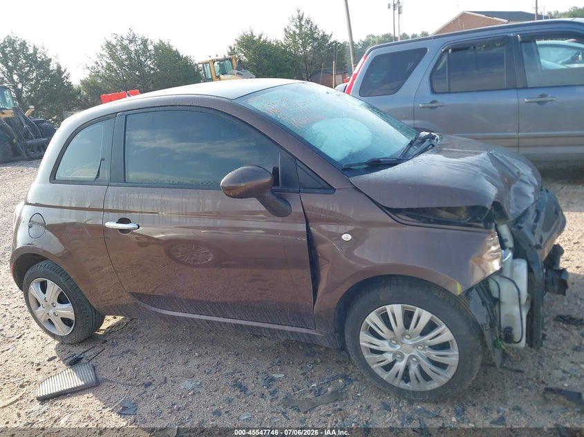 2013 Fiat 500 Pop VIN: 3C3CFFAR8DT553911 Lot: 45547746