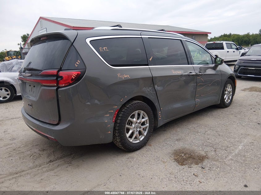 Vin: 2c4rc1bg5mr547646, lot: 46046077, chrysler pacifica touring l 20214