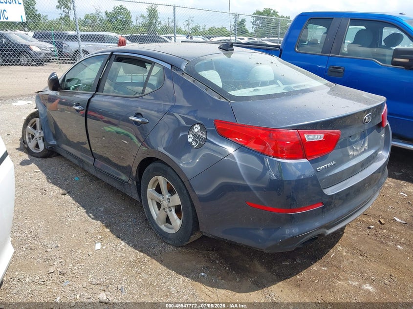 Vin: knagm4a7xf5560607, lot: 46046083, kia optima lx 20153