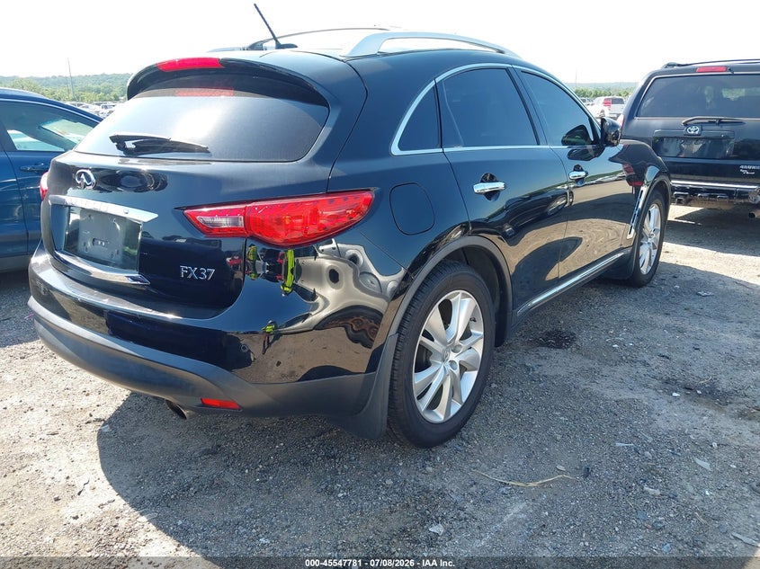 Vin: jn8cs1mw4dm175124, lot: 46046092, infiniti fx37 20134