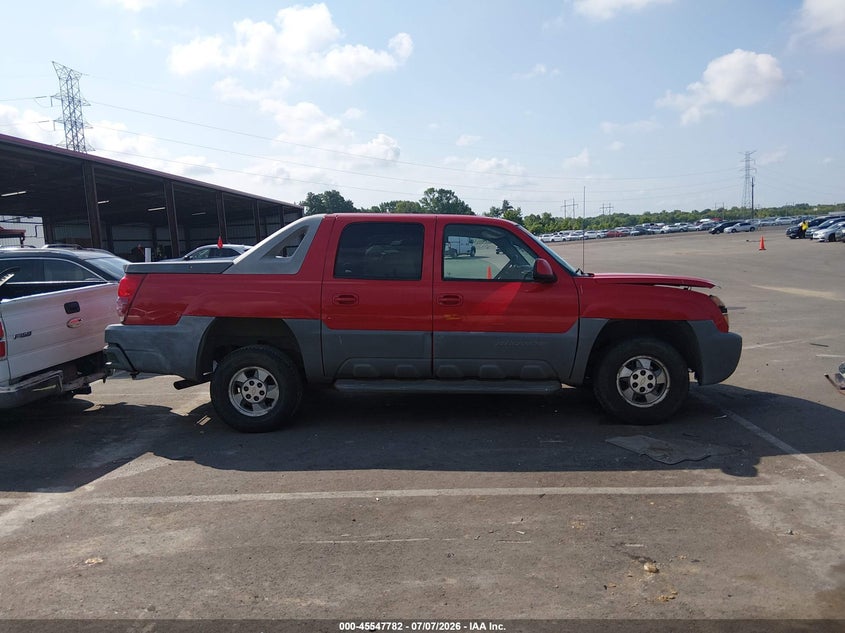 2002 Chevrolet Avalanche 1500 VIN: 3GNEC13T92G208649 Lot: 45547782