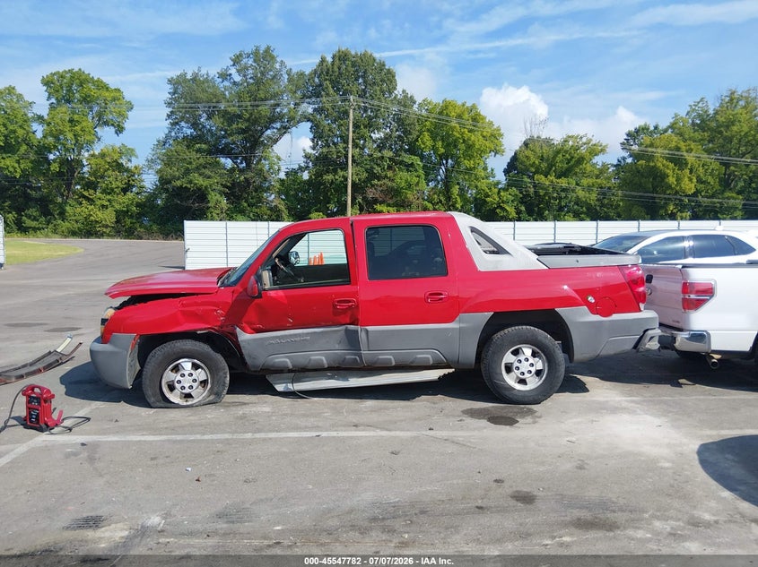2002 Chevrolet Avalanche 1500 VIN: 3GNEC13T92G208649 Lot: 45547782
