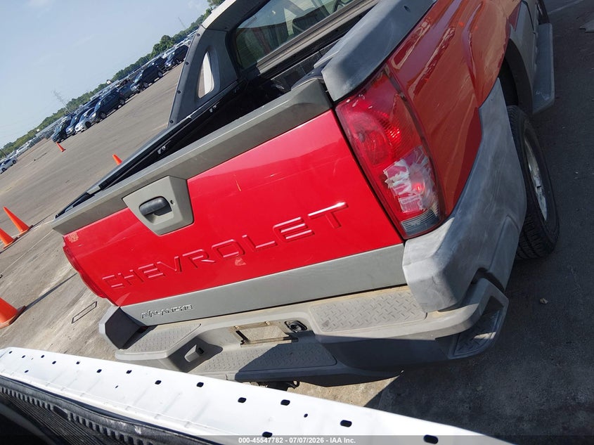 2002 Chevrolet Avalanche 1500 VIN: 3GNEC13T92G208649 Lot: 45547782