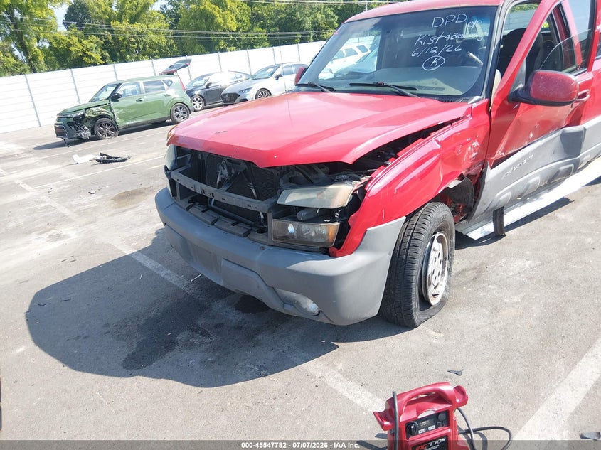2002 Chevrolet Avalanche 1500 VIN: 3GNEC13T92G208649 Lot: 45547782