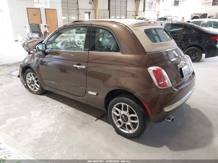 2012 FIAT 500C auction photo 3