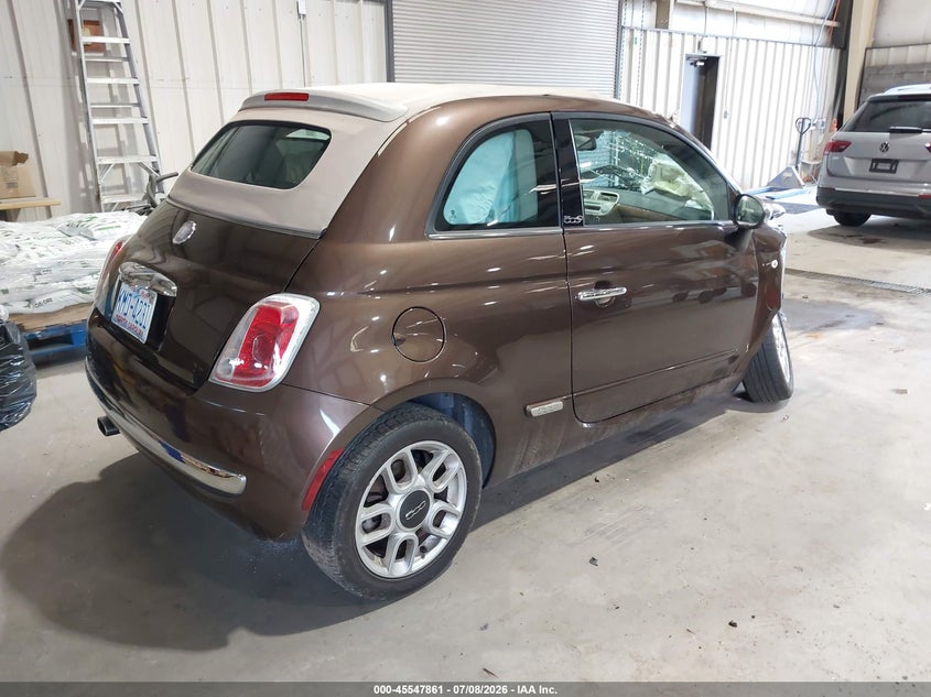 2012 FIAT 500C auction photo 4