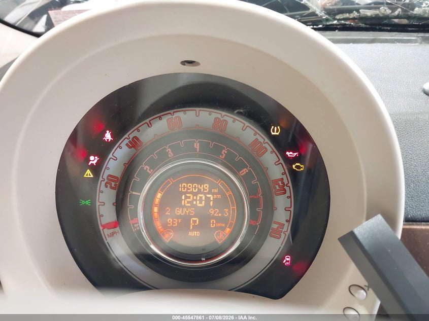 2012 FIAT 500C auction photo 7