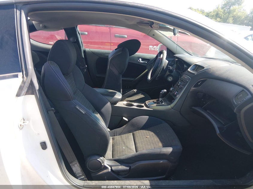 2012 HYUNDAI GENESIS COUPE 2.0L I-4 DOHC, VVT, TURBO, 210HP
